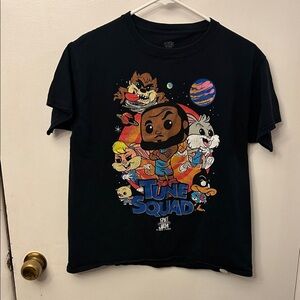 Tune Squad Kids T-Shirt - Black XL